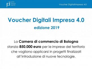 La camera di commercio di Bologna stanza 850.000 euro per le imprese che vogliono applicarsi in progetti finalizzati all'introduzione di nuove tecnolgie.