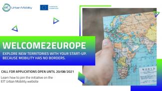 Welcome2Europe: call per startup internazionali che operano nella mobilità urbana