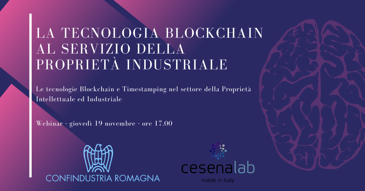 La tecnologia Blockchain al servizio della Proprietà Industriale