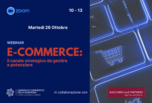 Webinar ‘E-Commerce: il canale strategico da gestire e potenziare’, 26 ottobre 2021
