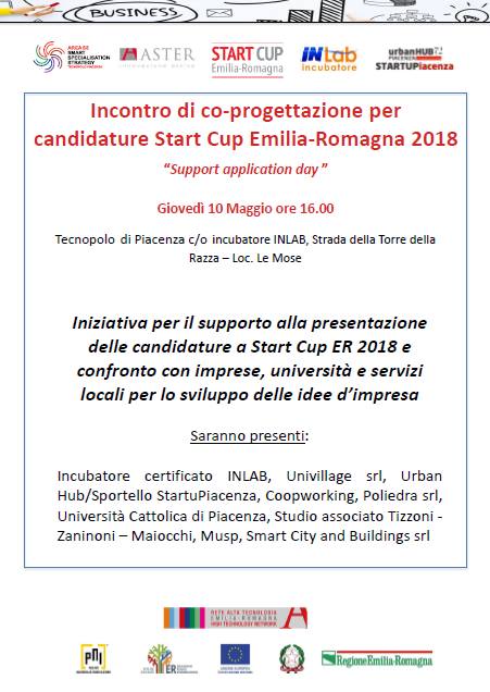 Coprogettazione Start Cup 2018