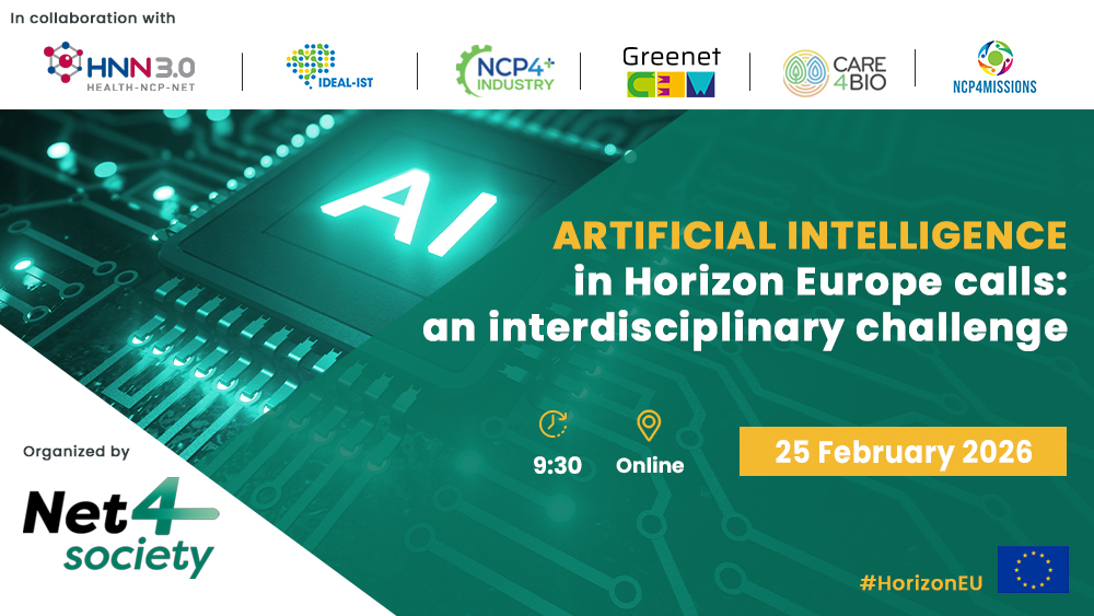 Intelligenza Artificiale: online Brokerage Event Horizon Europe 2026