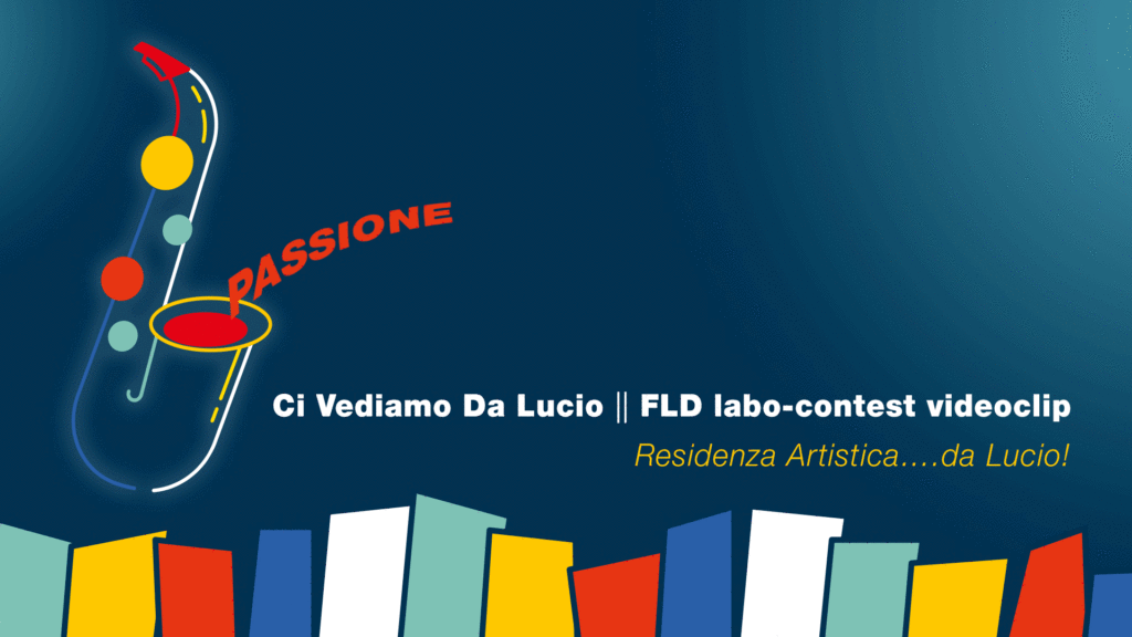 L’iniziativa Ci vediamo da Lucio |FLD labo-contest videoclip Residenza artistica…da Lucio! invita i giovani video maker under 35, residenti in Italia a partecipare alla selezione e alla residenza artistica nella casa di Lucio Dalla. 