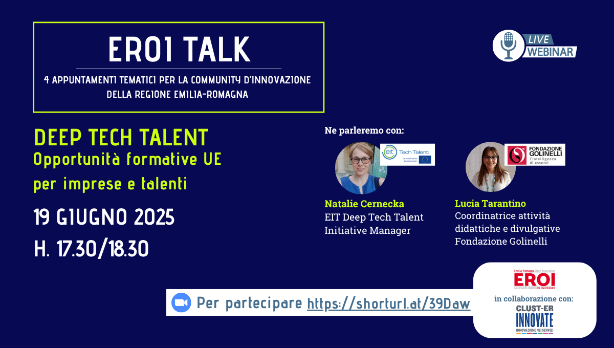 DEEP TECH TALENT: Opportunità formative UE per imprese e talenti