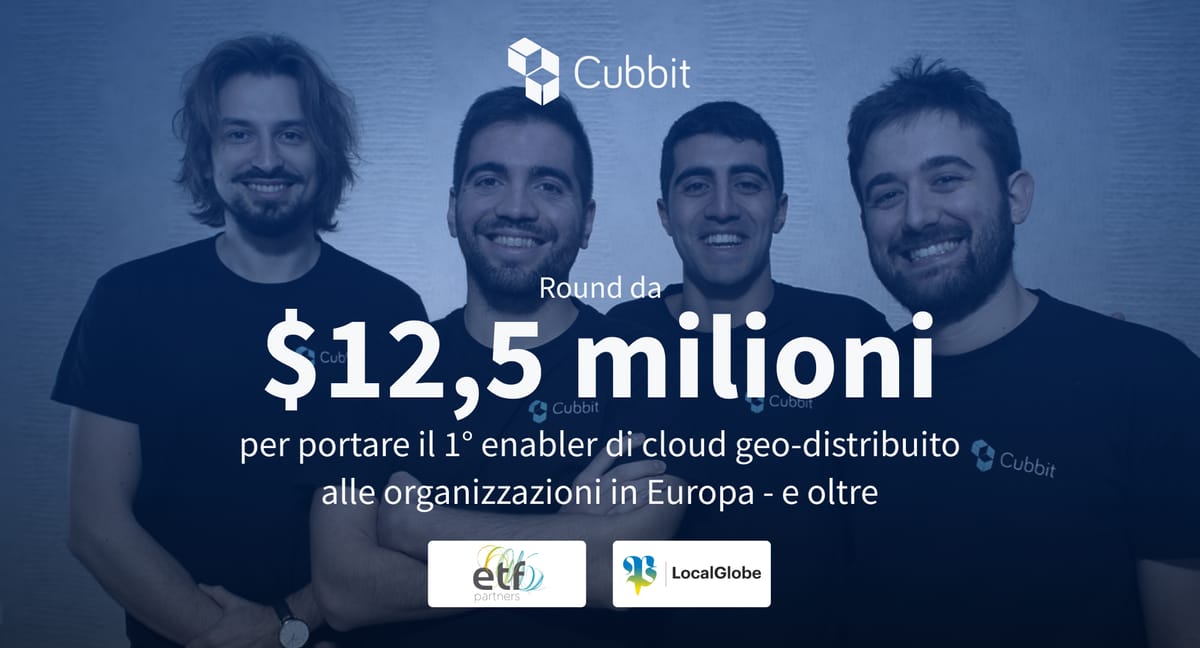 Cubbit raccoglie 12,5 milioni di dollari per restituire alle aziende europee indipendenza e controllo sui propri dati