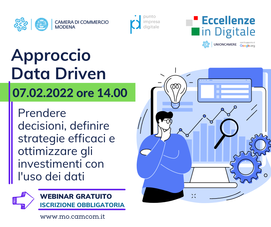 Approccio Data Driven: prendere decisioni, definire strategie efficaci e ottimizzare gli investimenti con l'uso dei dati