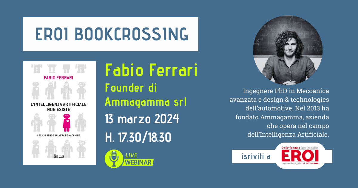 EROI Bookcrossing: appuntamento con il libro "L’intelligenza artificiale non esiste"