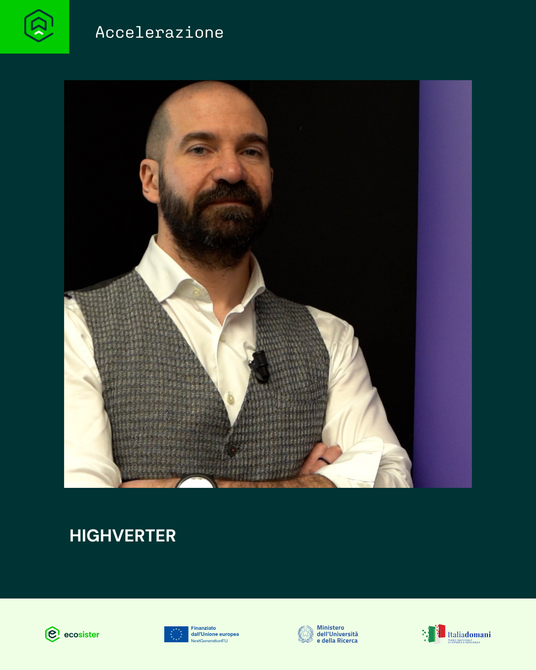 Ecosister Accelerator: HIGHVERTER, l'innovazione circolare per l'energy storage