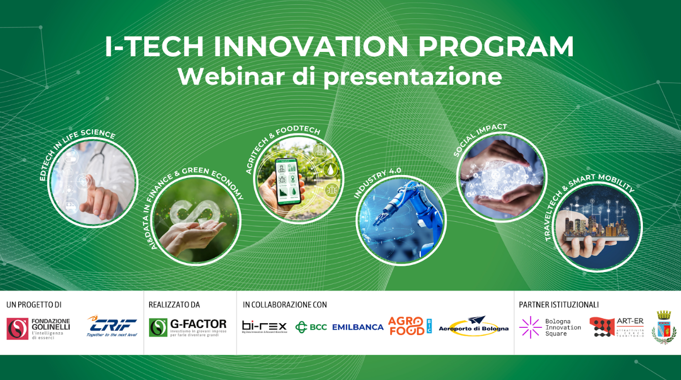 Tornano i webinar di I-Tech Innovation Program