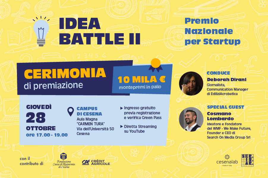 Premio IDEA BATTLE II: cerimonia di premiazione