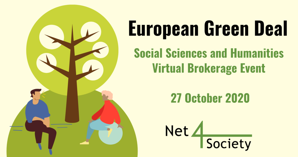 Net4 society Brokerage event: le Scienze umane e sociali nei bandi Green Dea