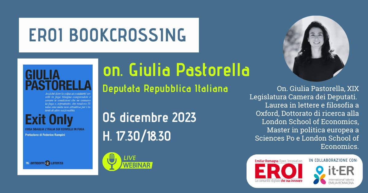 EROI BOOKCROSSING: i libri sull’innovazione raccontati dai loro autori