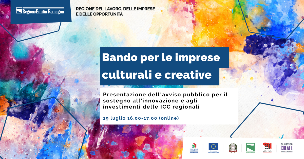 Webinar: presentazione del bando per le imprese culturali e creative