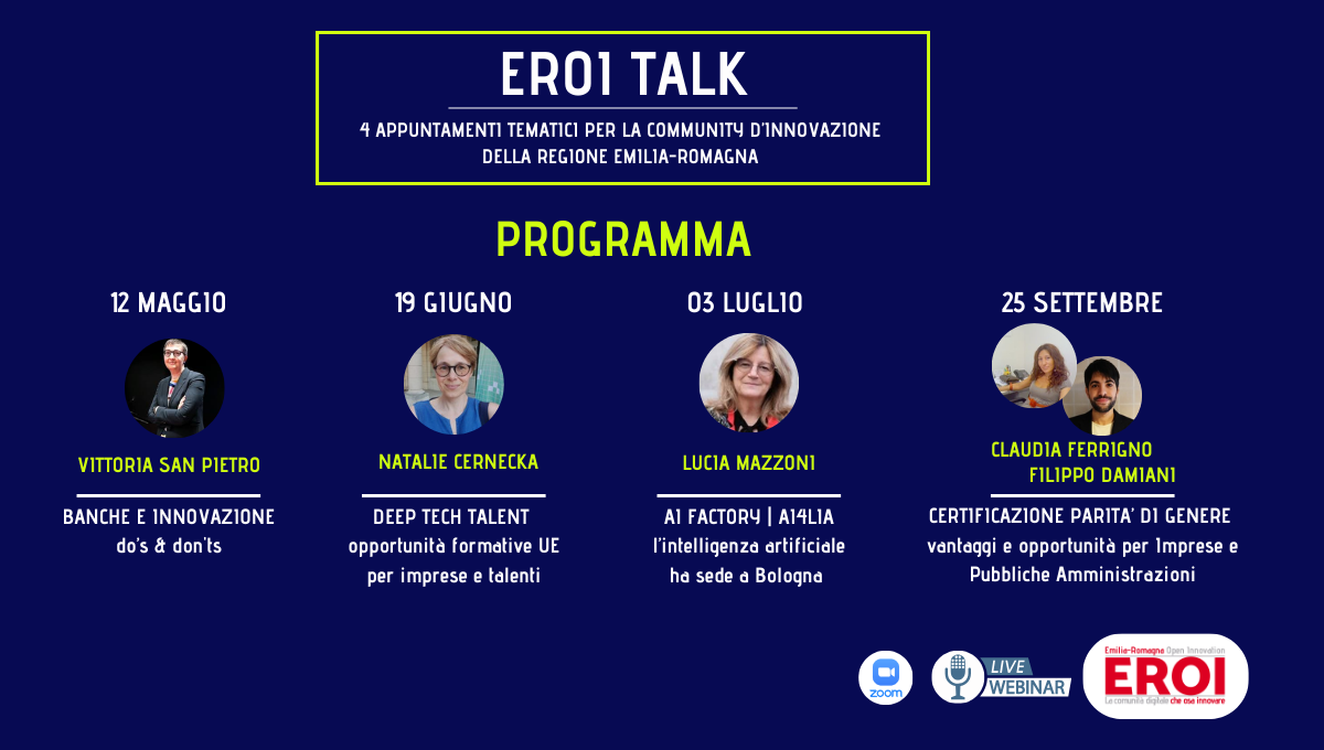 EROI TALK: Innovazione, talento e futuro si incontrano