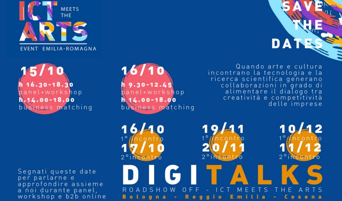 Ciclo di eventi: ICT meets the Arts & DIGITALKS