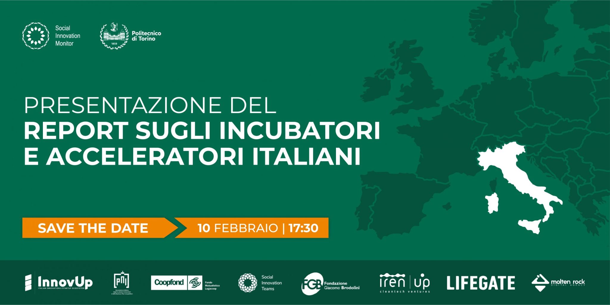 Evento di presentazione del report incubatori