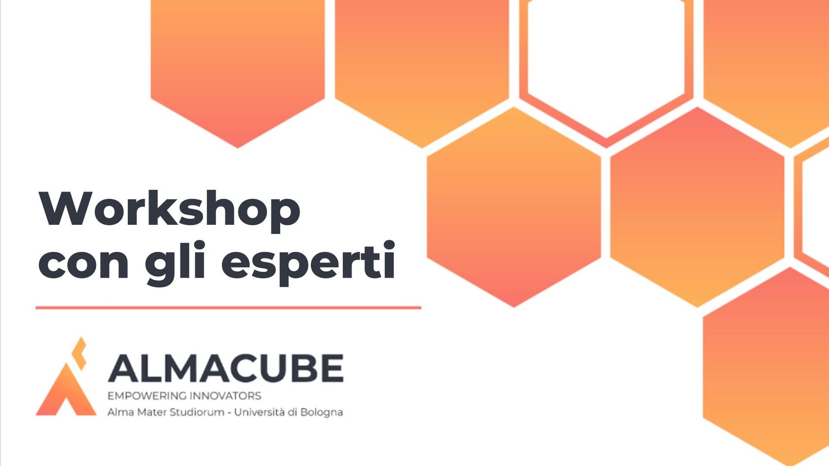 Ciclo di workshop con esperti a cura di Almacube