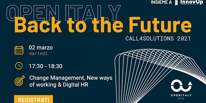 OPEN ITALY 2021_CALL 4 Solutions
