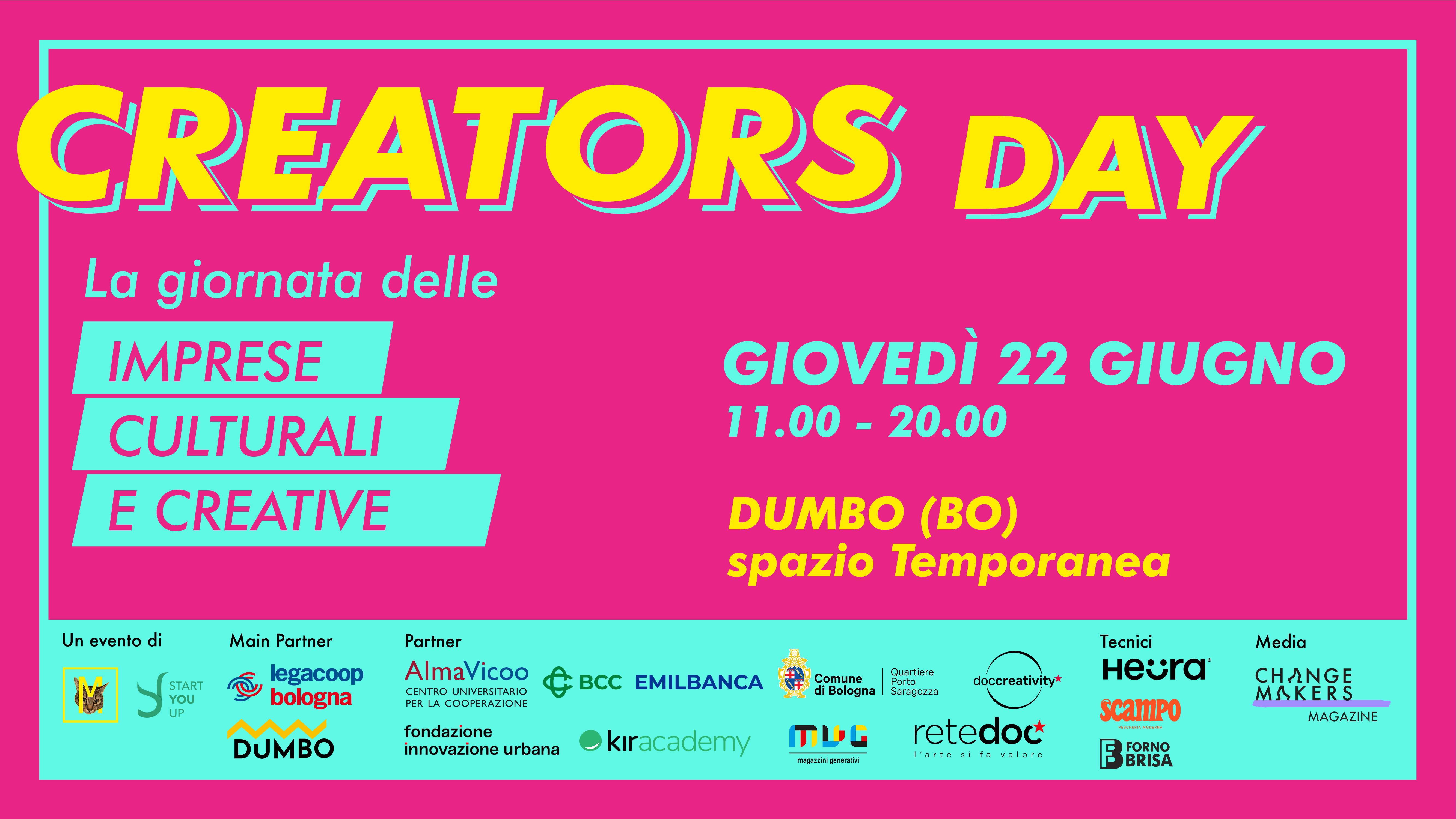 Creators Day: Una giornata delle imprese creative e culturali