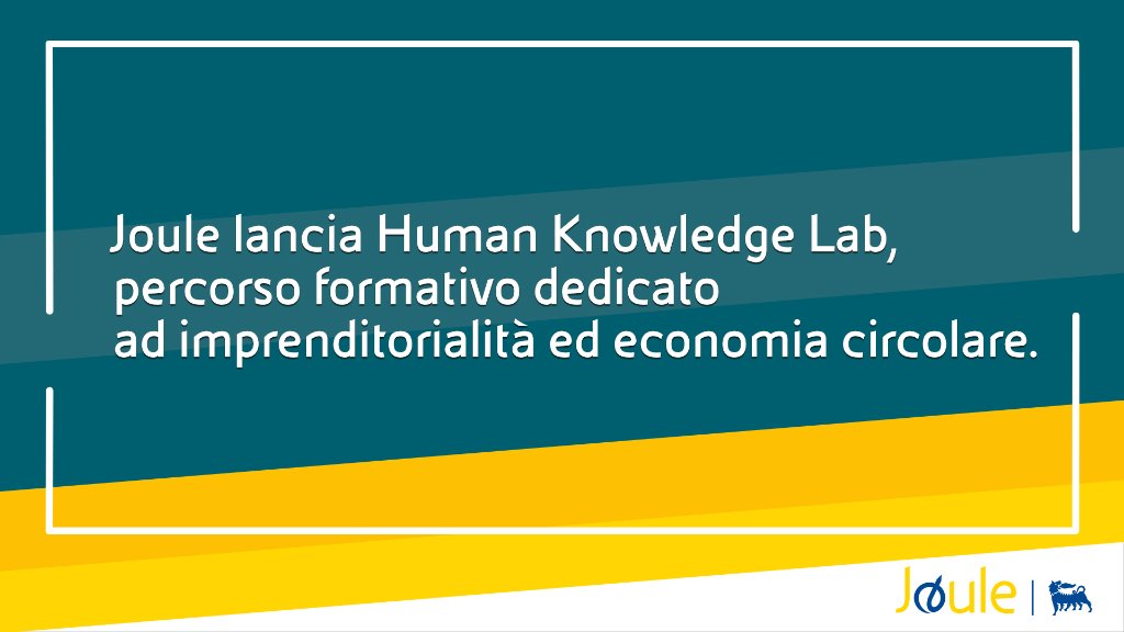 Eni lancia lo Human Knowledge Lab: percorso formativo per startupper