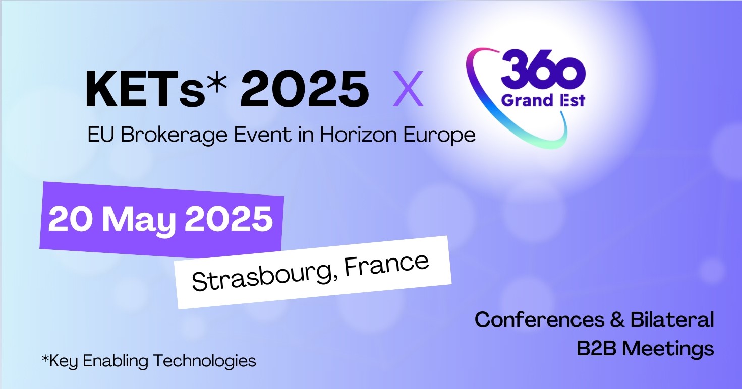 Tecnologie abilitanti: iscrizioni aperte al KETs 2025 - EU Brokerage Event