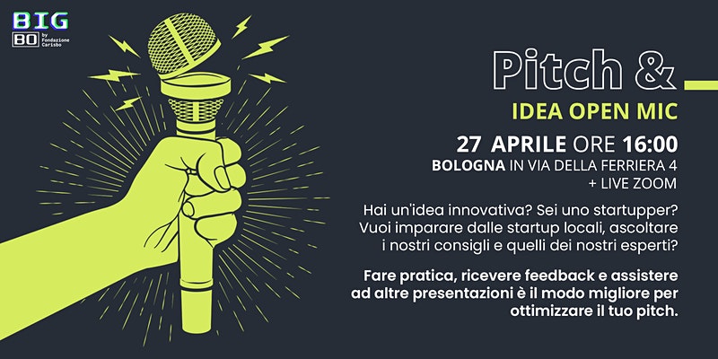 Pitch & Idea Open Mic