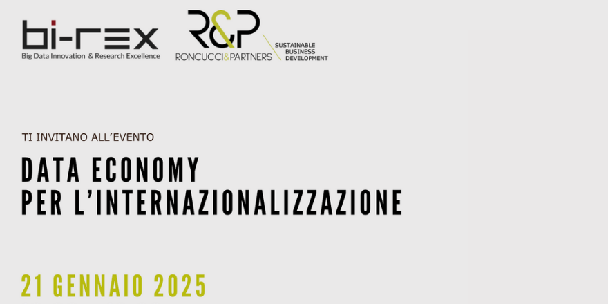 Data Economy per l’Internazionalizzazione