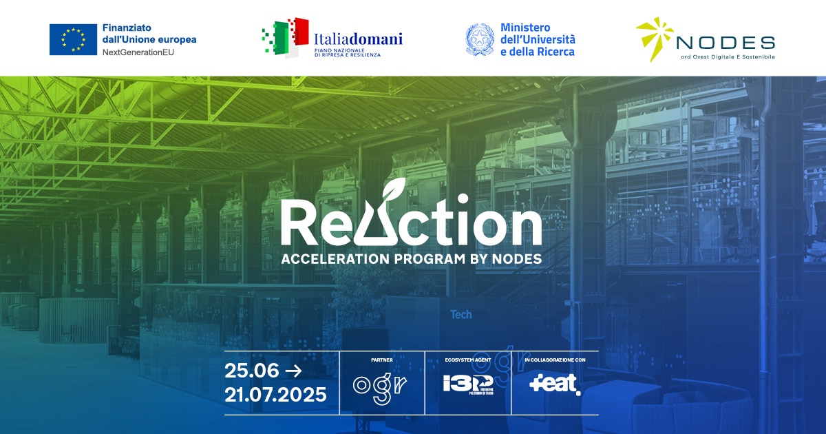 Al via ReAction – Acceleration Program by NODES per startup early-stage