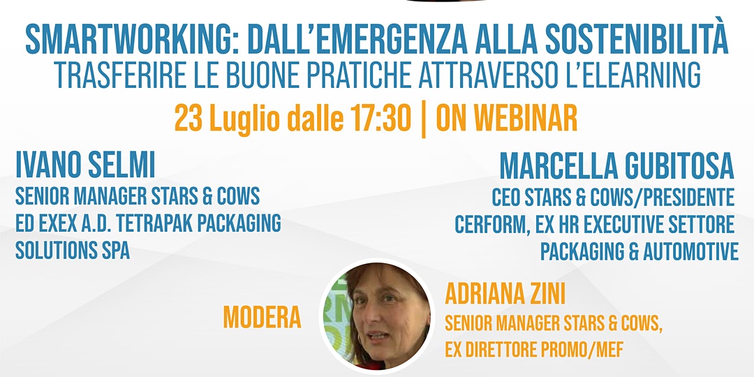 Smartworking: dall'emergenza alla sostenibilità