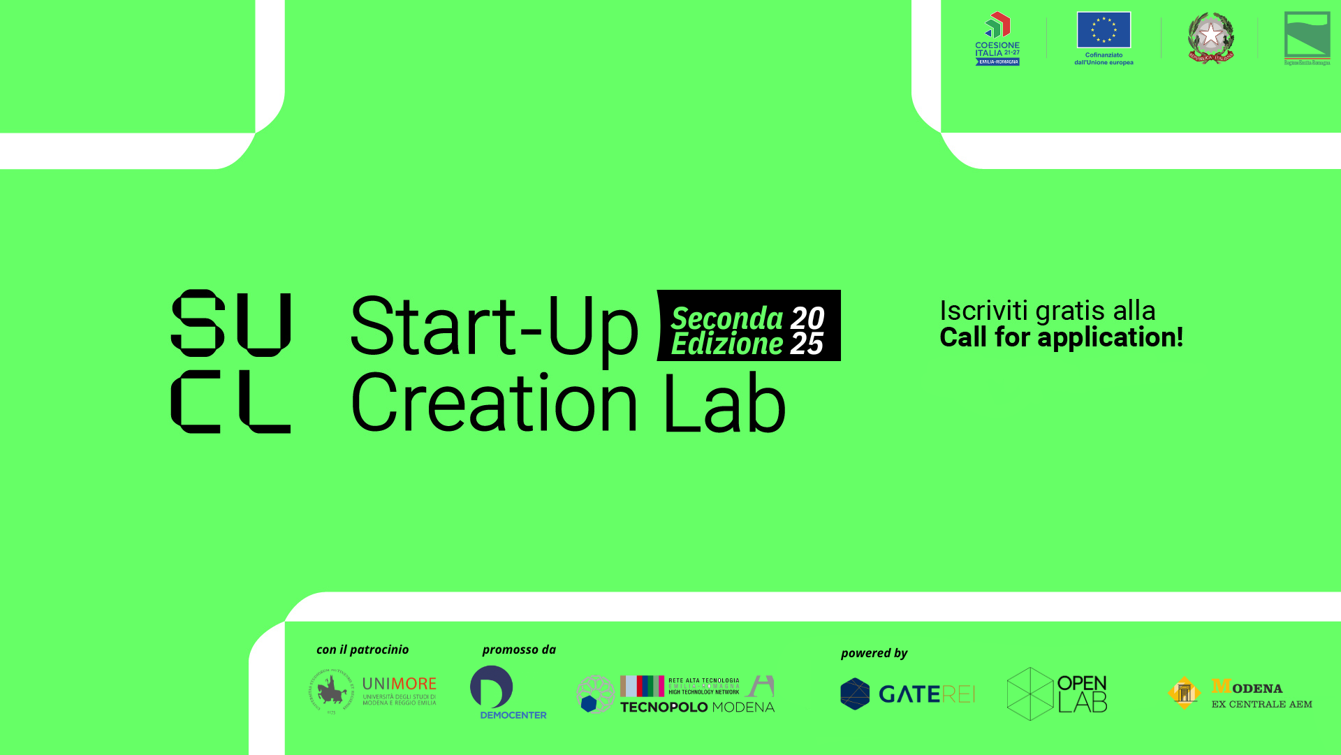Start up Creation Lab 2025: percorso di formazione gratuito all’imprenditorialità