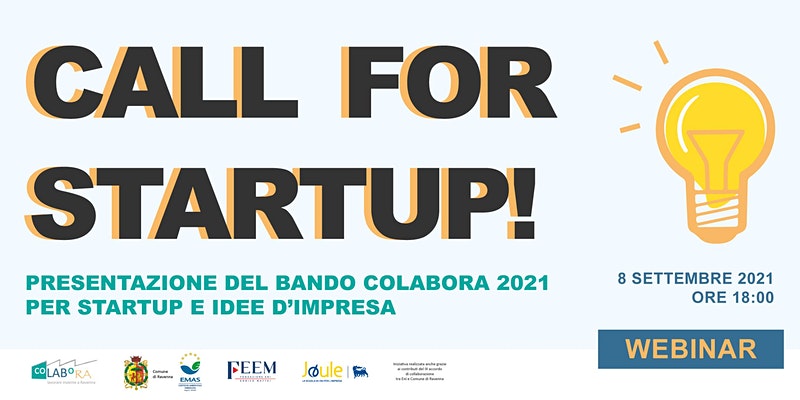 Presentazione della call4startup di coLABoRA