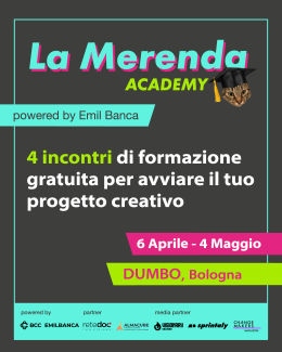 con esperti, professionisti e imprenditori che lavorano nel mondo dell’industria creativa e culturale