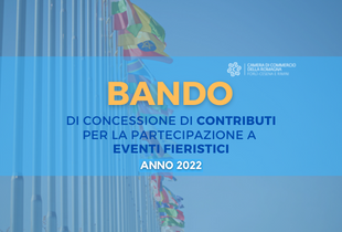 Bando di concessione di contributi per la partecipazione a eventi fieristici (anno 2022)