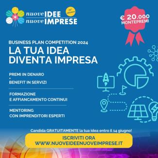 Al via l'edizione 2024 di Nuove Idee Nuove Imprese