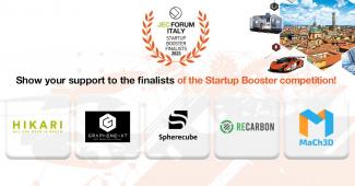 Startup Booster JEC Forum Italy: 2 startup supportate da EmiliaRomagnaStartUp tra le selezionate